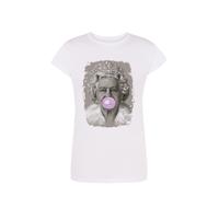 T-Shirt Regina Elisabetta The Queen fashion Donna 100% Cotone Taglia S XXL