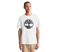 Timberland T-shirt Kennenbec River con logo albero manica corta bianco/nero Uomo S