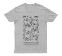 T-Shirt Religiosa Cristiana Salmo 100 Unisex Regalo Fede Retrò Benedetta...