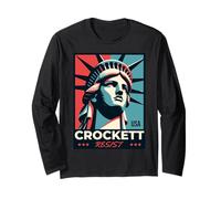 T-shirt Resist, Jasmine Crockett President 2028 Maglia a Manica