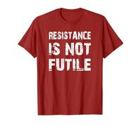 T-Shirt Resistance Is Not Futile per i manifestanti BC Maglietta