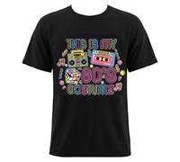 T-shirt retrò anni 80 neon questa è la mia maglietta costume anni 80...