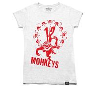T-Shirt Retro Classica Del Film Sci-Fi Delle Ragazze Army Of The 12 Monkeys