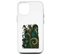 T-shirt retrò con gatti stilizzati Mid-Century Modern 50/’60 Custodia per iPhone 12/12 Pro
