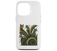 T-shirt retrò con gatti stilizzati Mid-Century Modern 50/’60 Custodia per iPhone 13 Pro