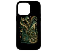 T-shirt retrò con gatti stilizzati Mid-Century Modern 50/’60 Custodia per iPhone 14 Pro Max