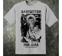 T Shirt Retro Di David Bowie Labyrinth - Jareth Babysitter, Il Re Goblin