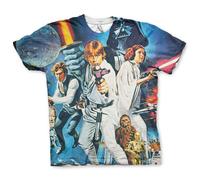 T-Shirt Retro Di Star Wars In Poliestere Ufficialmente Licenziata