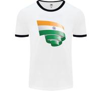T-Shirt Ringer Con Bandiera Dell'India Per Il Giorno Della Repubblica Uomo