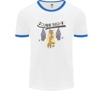 T-Shirt Ringer Divertente Per Cani Con Hangover Alcol Beer Uomo