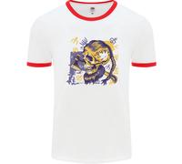 T-Shirt Ringer Teschio Simboli Viking Uomo