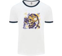 T-Shirt Ringer Teschio Simboli Viking Uomo