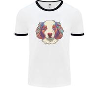 T-Shirt Ringer Uomo Australian Shepherd Dog