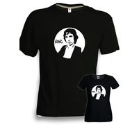 T-shirt Rino Gaetano Cantante italiano musica Cotone Nera Uomo o Donna arte