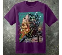 T Shirt Robocop Ritirato Cybernosferatu ED209 OCP OMNI CONSUMER PRODUCTS