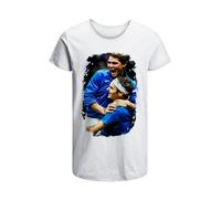 T-Shirt Roger Federer Nadal Tennis Uomo Abbigliamento 100% Cotone da S a XXL