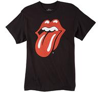 T-shirt Rolling Stones Lingua maglia Uomo ufficiale, Nero, Medium