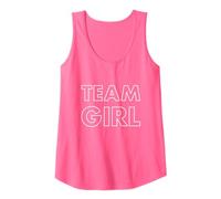 T-Shirt Rosa Baby Team Girl Gender Reveal Canotta