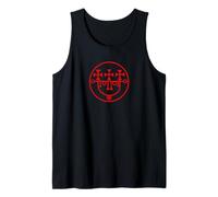 T-shirt rossa con grafica The Sigil of Sitri Canotta