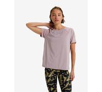 T-shirt Roxy Move Free Mesh manica corta rosa pallido donna - XS