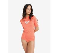 T-shirt Roxy Whole Hearted manica corta arancione salmone donna - L