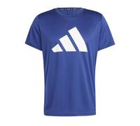 adidas Uomo Run It Stripes Tee, Dark Blue, S