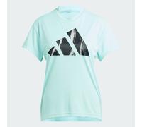 T-shirt Run It Brand Love Semi Flash Aqua 2XS