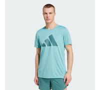 Adidas Uomo Run It Stripes Tee, Mint TON, XXL