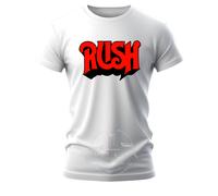 T-SHIRT RUSH LOGO MAGLIETTA ROCK METAL PROGRESSIVE BAND