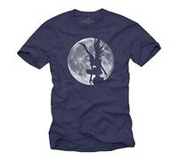 T Shirt Ryuk Shinigami - Magliette Death Note Manga Italiano Anime Comic Blu XXXXL