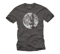 T Shirt Ryuk Shinigami - Magliette Death Note Manga Italiano Anime Comic Grigio XL
