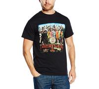 Black The Beatles Sgt Pepper autorizzato Uomo maglietta