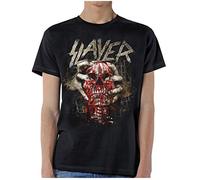Abbigliamento Slayer: Rock Off - Skull Clench (T-Shirt Unisex Tg. S)