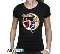 ABYSTYLE - Sailor Moon - T-Shirt - Sailor Moon - Donna - Nera (S)