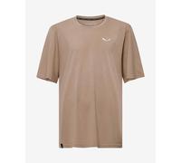 T-shirt Salewa Eagle Sunset Loose manica corta marrone beige - L