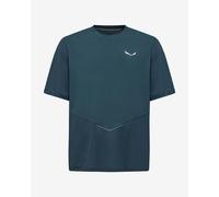 T-shirt Salewa Pedroc Dry Hybrid blu intenso - M