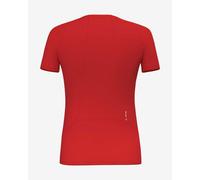 T-shirt Salewa Pedroc Dry Hybrid manica corta rosso donna - 38