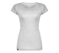 T-shirt Salewa Puez Melange Dry (Bianco melange) donna M (44/38)