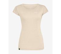 T-shirt Salewa Puez Melange Dry manica corta beige chiaro donna - 40