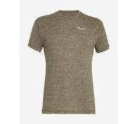 SALEWA Puez Melange Dry'Ton T-Shirt Uomo, Verde (Dark Olive Melange), XL