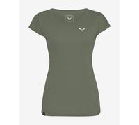 T-shirt Salewa Puez Melange Dry manica corta verde cromo donna - 42