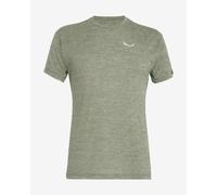T-shirt Salewa Puez Melange Dry manica corta verde grigio-blu - XL