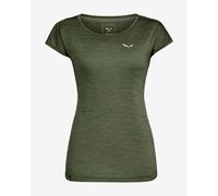 T-shirt Salewa Puez Melange Dry manica corta verde scuro donna - 36
