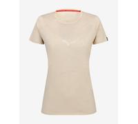 T-shirt Salewa Pure Eagle Sketch AM manica corta beige donna - 44