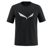 T-shirt Salewa Solid Dry Noir S