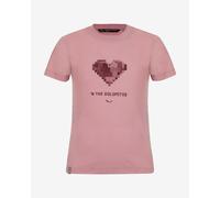 Salewa Graphic Dry S/S K - T-shirt - bambino 140 Pink/Red man Dry'ton
