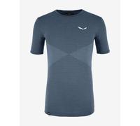 T-shirt Salewa Zebru Responsive manica corta blu - L
