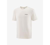 T-shirt Salomon Chest Logo Regular manica corta bianco crema - L