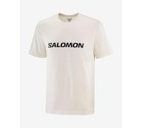 T-shirt Salomon Logo manica corta bianco crema - XXL