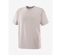 Maglietta salomon chest logo rx beige uomo a manica corta